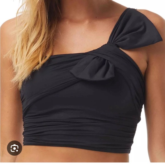 Carmen Marc Valvo bow bikini top sz small - Picture 1 of 3